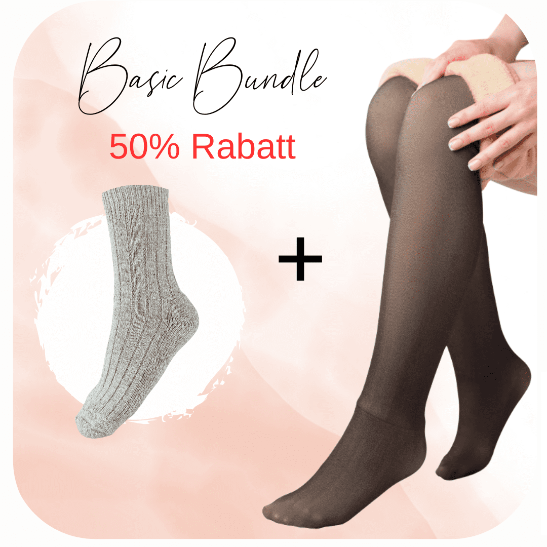 Basic Bundle: Fleece Strumpfhose Bella + Wollsocke